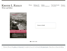 Tablet Screenshot of kristiereilly.com